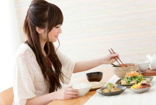 ուտել ճապոնական դիետայի վրա
